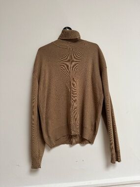 Beige Turtle Neck Sweater